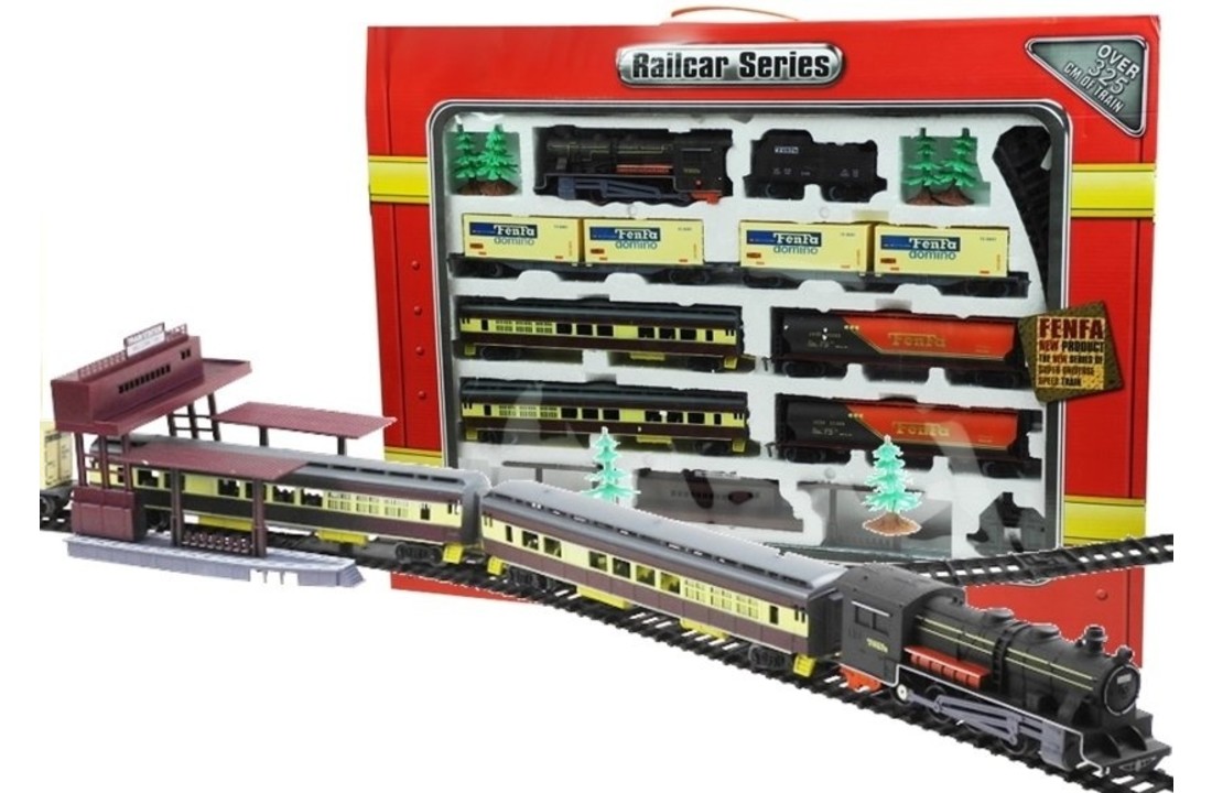 houd er rekening mee dat tegenkomen ten tweede Elektrische speelgoedtrein met 6 wagons- complete treinset - Vikingchoice.nl