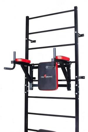 Workout gymnastiek ladder 235x87 cm met pull bar & halterbank