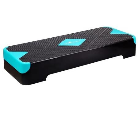 Aerobic step  blauw - 2 hoogte standen - 67x27 cm