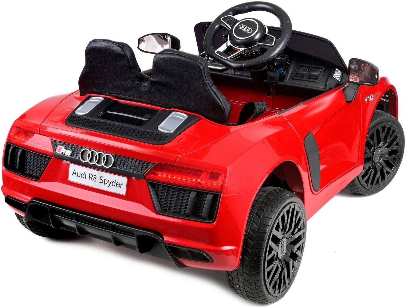 Elektrische kinderauto - Audi R8 Spyder - 2x35W - rood