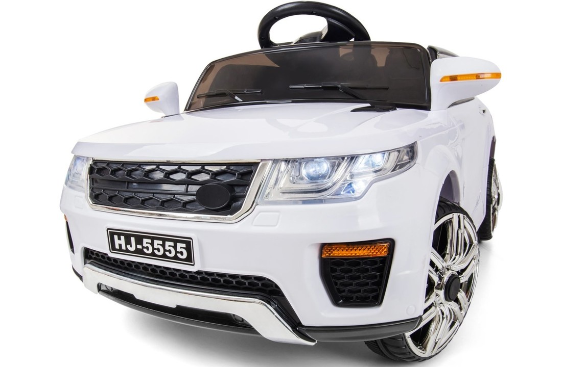 Elektrisch bestuurbare kinder terreinwagen - wit - 3,6 km/u