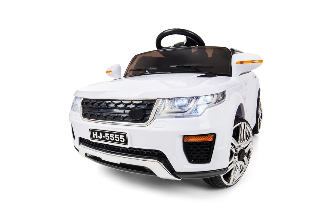 Elektrisch bestuurbare kinder terreinwagen - wit - 3,6 km/u