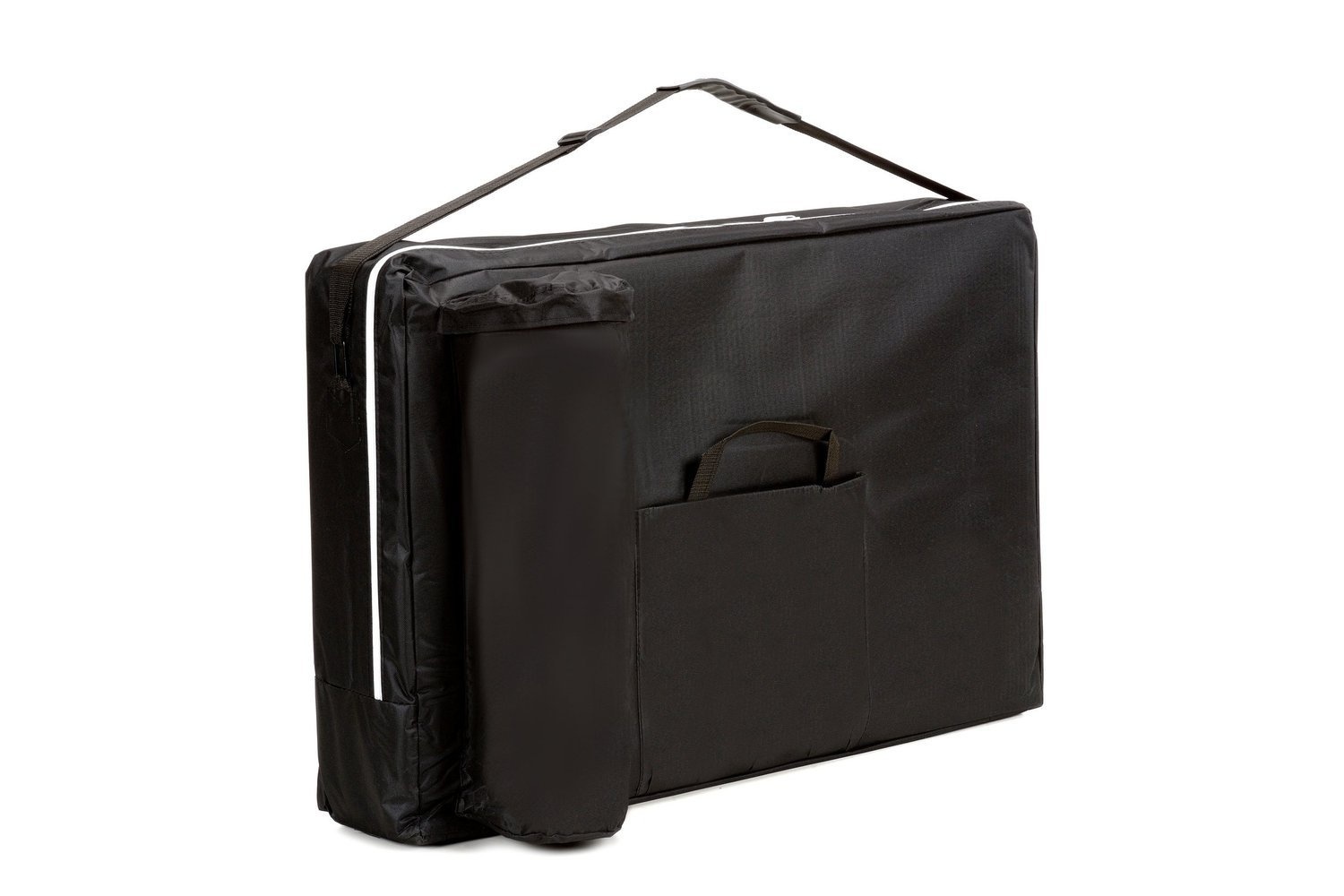 Massagetafel grijs kunstleer & hout verstelbaar - 223x82x84 cm