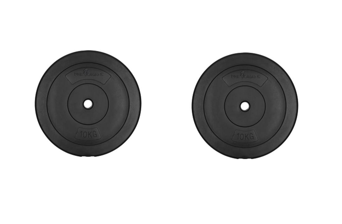 Halterschijf gewichten set 20 kg - 26 mm diameter - 2x 10 kg