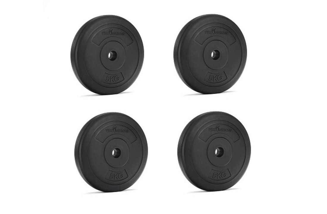 Halterschijf gewichten set 20 kg - 26 mm diameter - 4x 5 kg