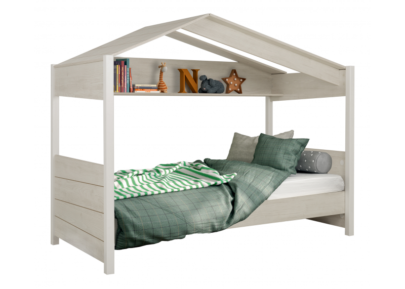 Huisbed - kinderbed - 90x200 cm whitewash