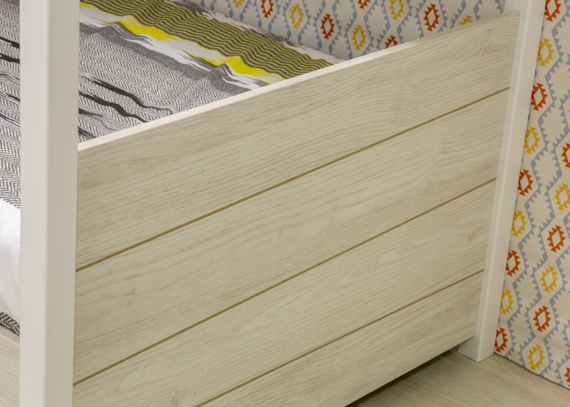 Huisbed - kinderbed - 90x200 cm whitewash