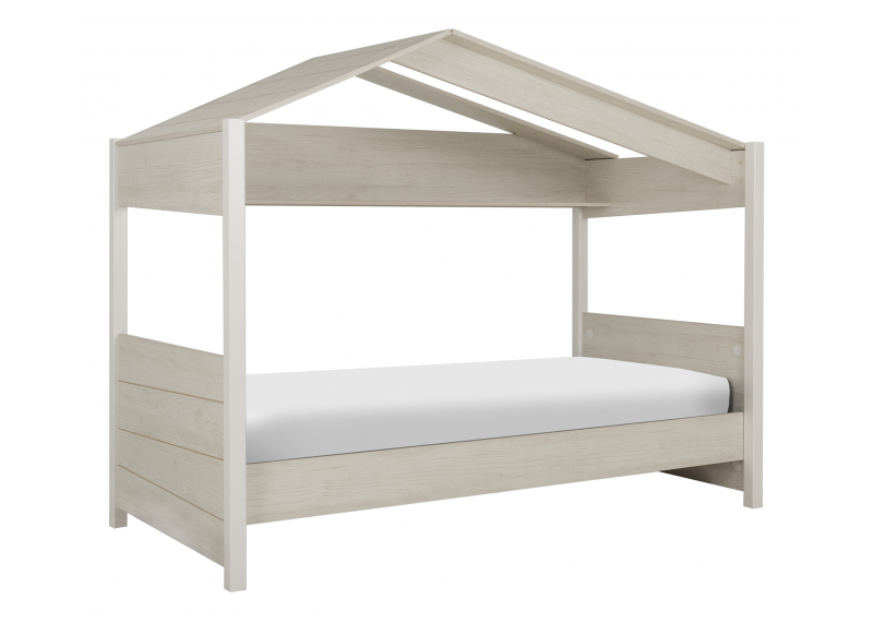 Huisbed - kinderbed - 90x200 cm whitewash