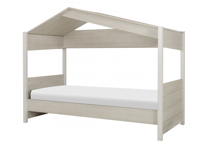 Huisbed - kinderbed - 90x200 cm whitewash