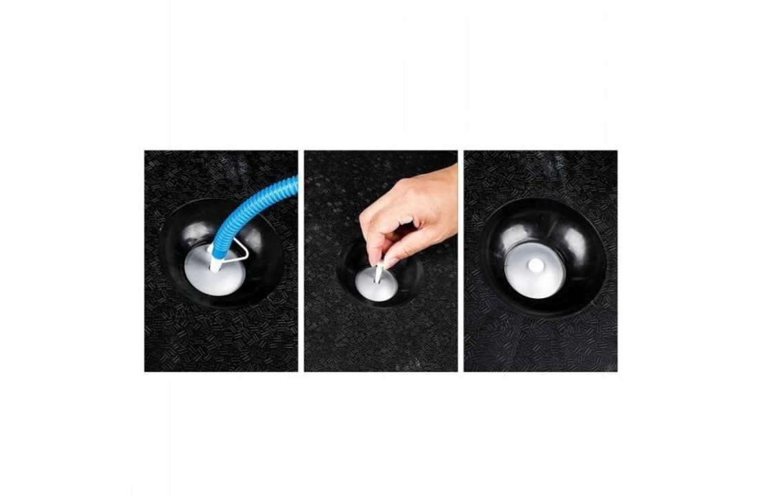 Balansbord evenwicht trainer zilver - met elastische koorden - 59,5 cm
