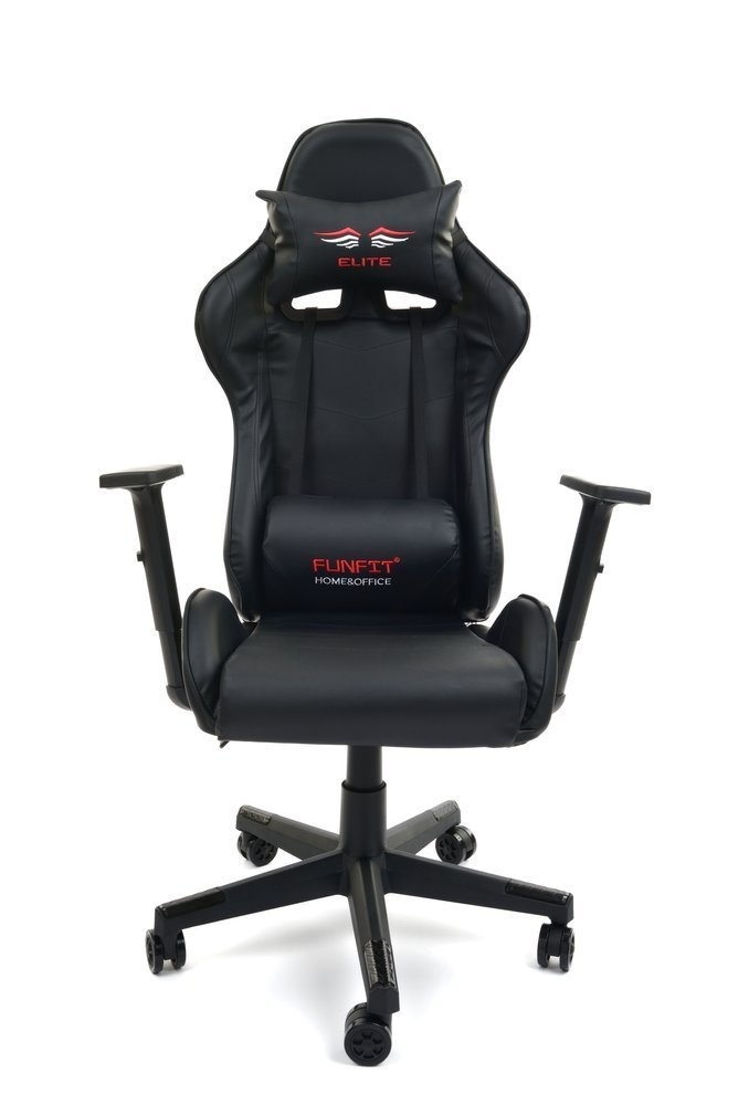Gamestoel ergonomisch zwart ECO-leer - bureaustoel