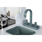 Kinderkeuken XL 96x37x97 cm - grijs met witte speelkeuken