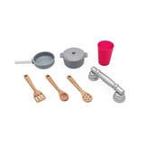 Kinderkeuken grijs met Ledverlichting - inclusief keukengerei