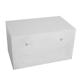 Speelgoedkist wit - opbergbox speelgoed - 71x42x42 cm - uitschuif lade
