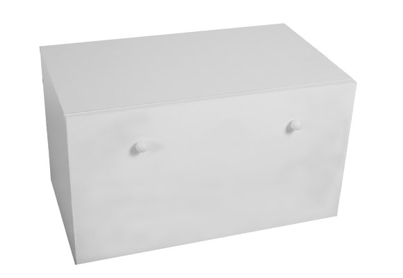 Speelgoedkist wit - opbergbox speelgoed - 71x42x42 cm -met uitschuif lade