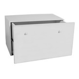 Speelgoedkist wit - opbergbox speelgoed - 71x42x42 cm - uitschuif lade
