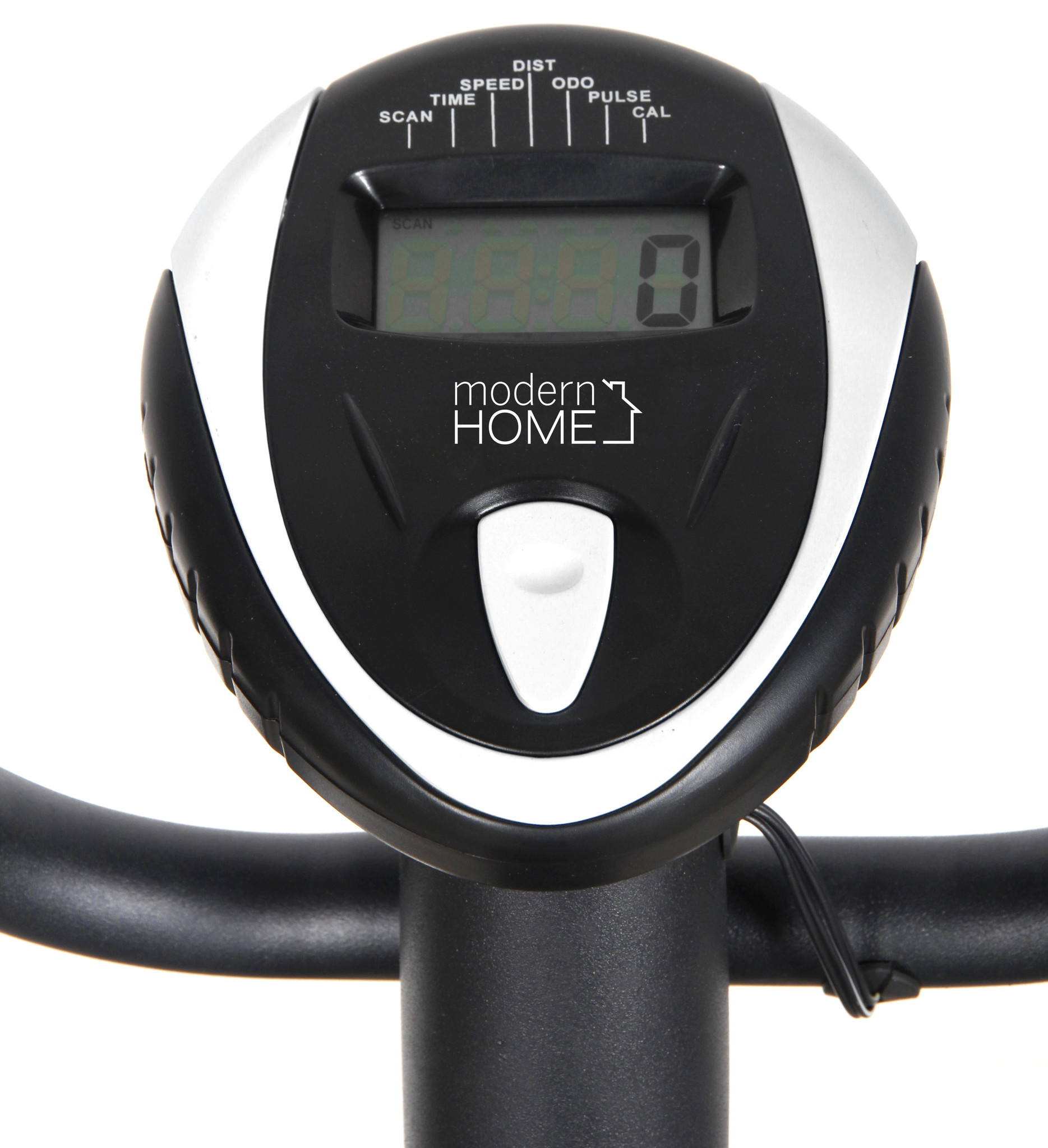 Hometrainer zwart - magnetische weerstand - verstelbaar zadel