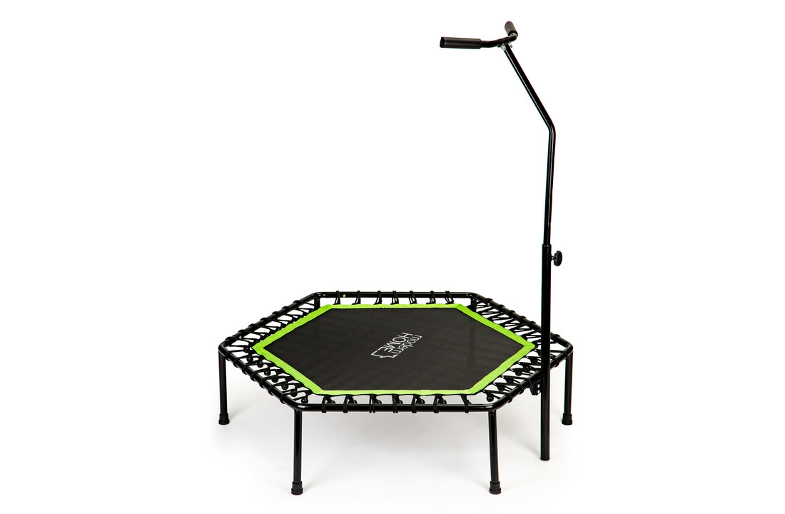 Fitness trampoline - Jumping Fitness - 125x104x28 cm - zwart/groen