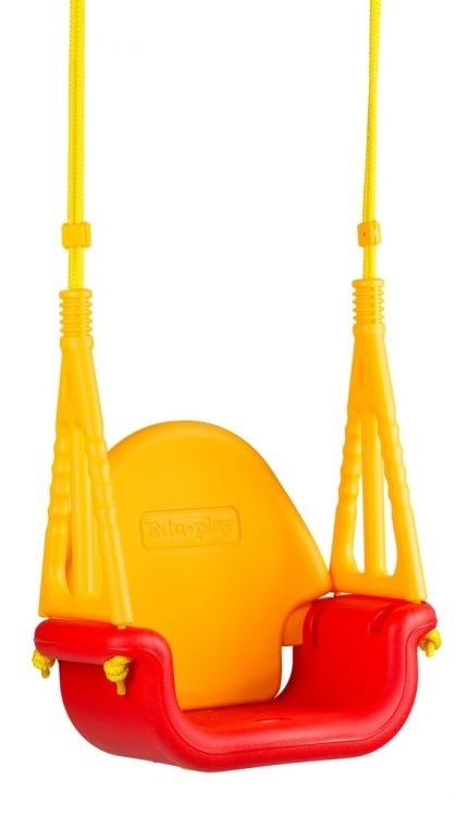 Baby schommel met rammelaar - tot 6 jaar oud of 30 kg - met touwen