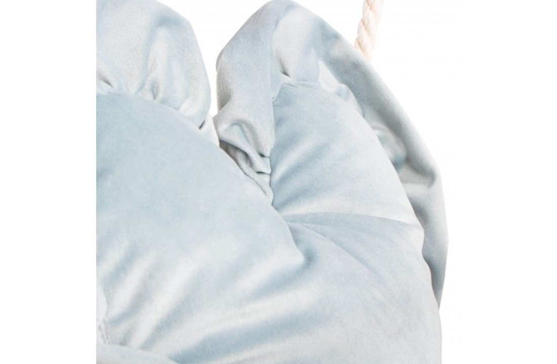 Kinderschommel met kussens - hart Powder Mint