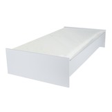 Tienerbed 190x90 cm - wit - met lattenbodem