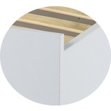 Tienerbed 190x90 cm - wit - met lattenbodem
