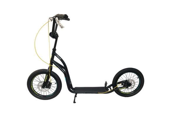 Step commute -  zwart - 16 inch met schijfrem