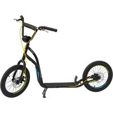 Step commute -  zwart - 16 inch met schijfrem