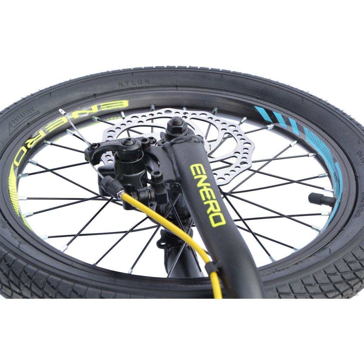 Step commute -  zwart - 16 inch met schijfrem