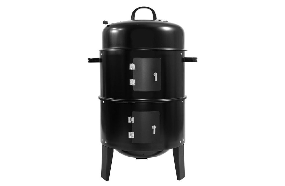 Barbecue - Smoker - Grill - 3-in-1 tuin grill zwart - 40cx40x83 cm