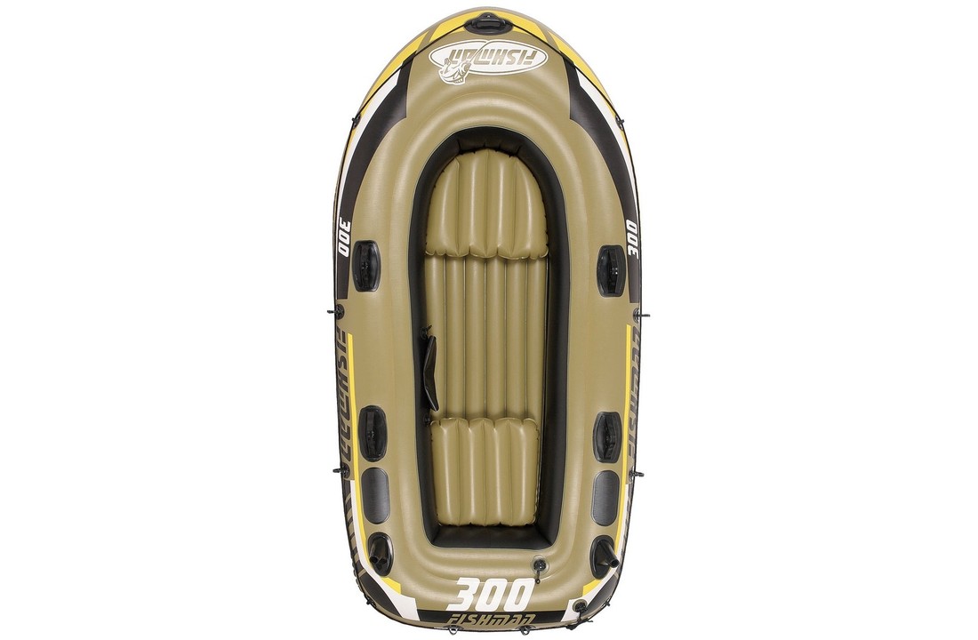 Fishman 300 opblaasboot - 252x125x40 cm - met pomp & roeispanen