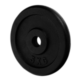 Halterschijf gewichten set GIETIJZER 20 kg - 26 mm diameter - 4x 5 kg