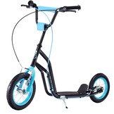 Kinder step met 12’’ luchtbanden – dubbele V-brake – zwart