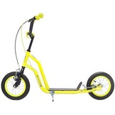 Kinder step met 12’’ luchtbanden – dubbele V-brake –geel