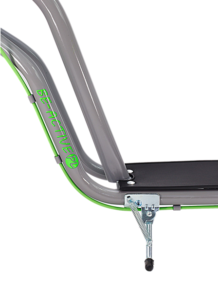 Kinder step met 12’’ luchtbanden – dubbele V-brake – grijs