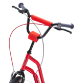 Kinder step met 12’’ luchtbanden – dubbele V-brake – rood
