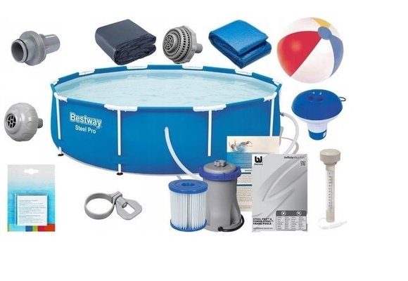 Bestway steel pro frame pool 366 x 76 - complete set