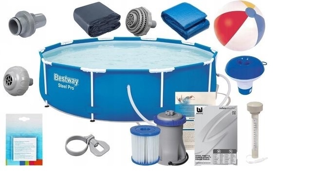 Bestway steel pro frame pool 366 x 76 - complete set