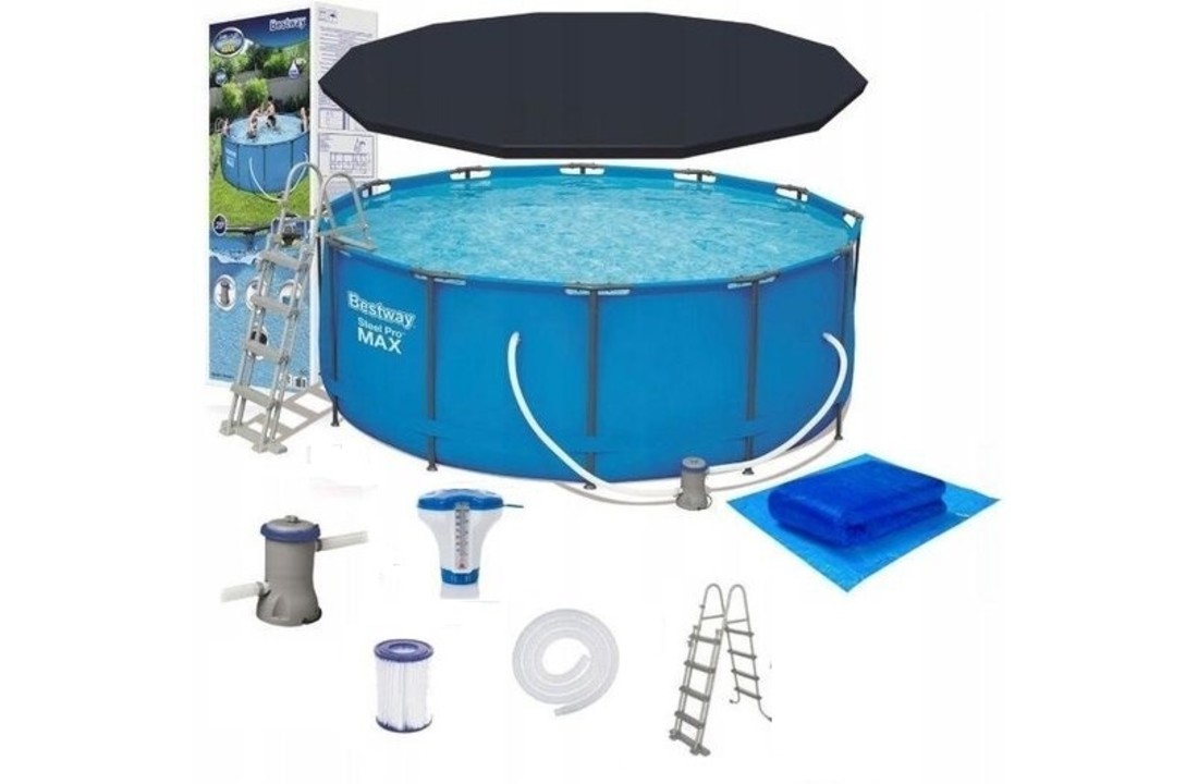 Bestway Steel Pro Max XL - 457x122 cm - inclusief filter en pomp