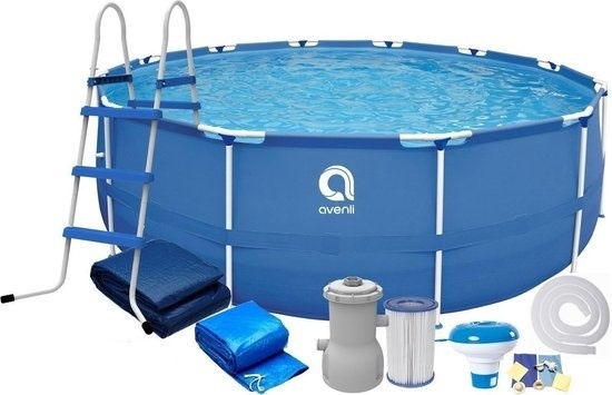 Avenli zwembad 420 x 84 cm met filterpomp - complete set