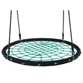 Nestschommel - open gevlochten - 100 cm diameter - 165 cm touwen