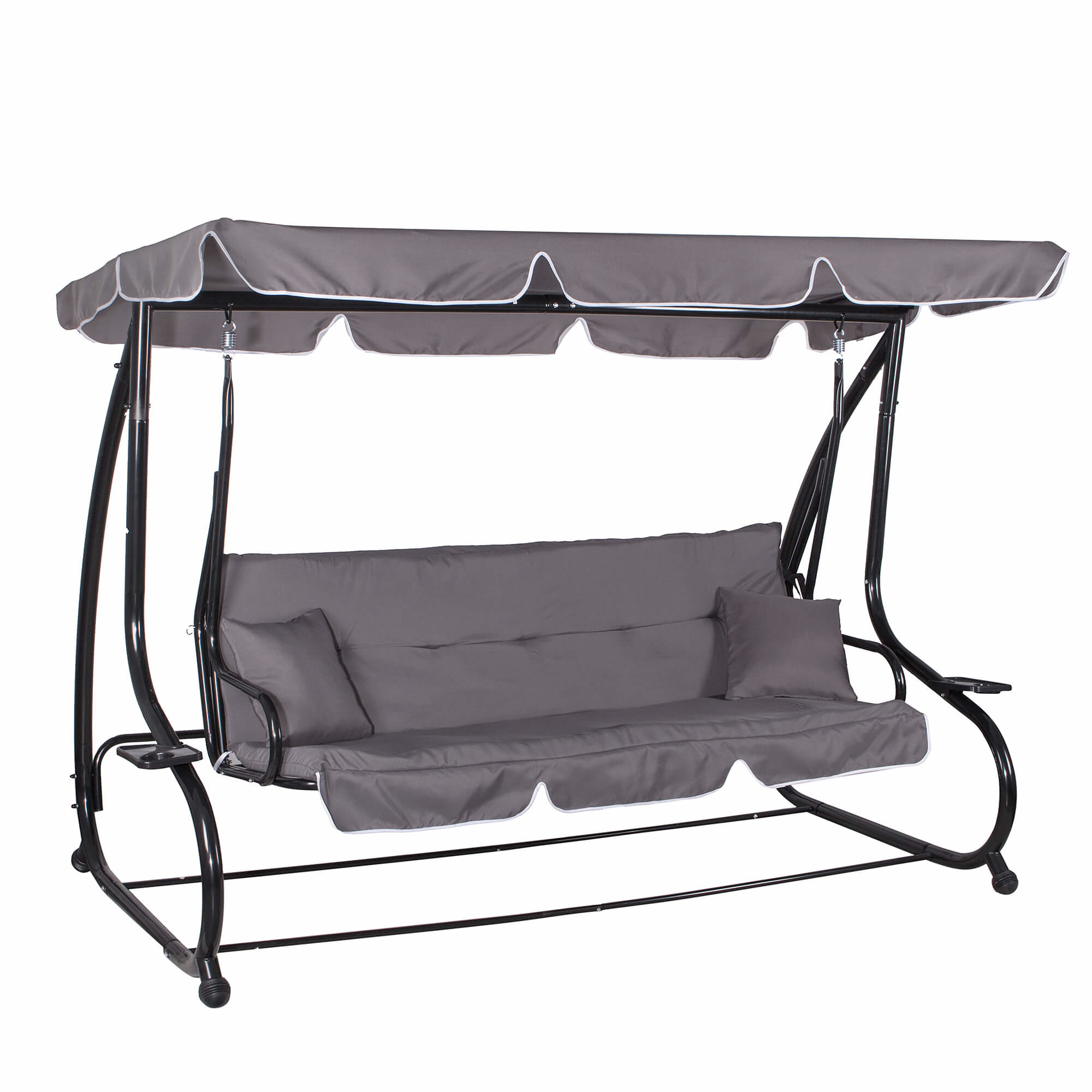 Schommelbank 4-zits - DeLuxe - 220x120x162 cm - inc kussens & cupholder