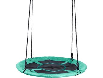 Nestschommel 110 cm - Oxford Polyester groen - tot 150 kg