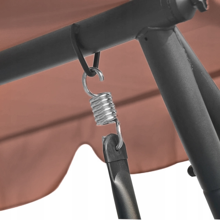 Schommelbank - tuinbank - bruin - 200x120x164 cm