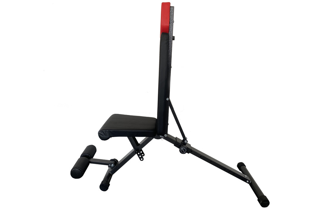 Sportbank met halter set - 20 kg gewichten - verstelbare bank