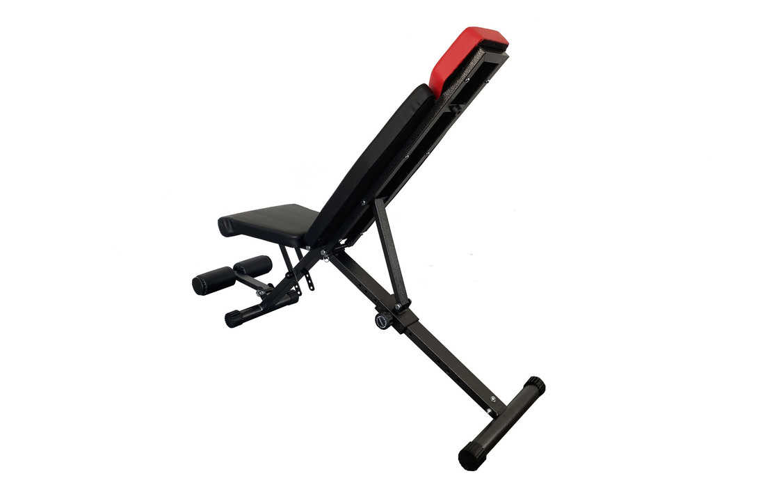 Sportbank met halter set - 20 kg gewichten - verstelbare bank