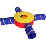 Kinder speeltent – 400x320x135 cm – 4 tunnels