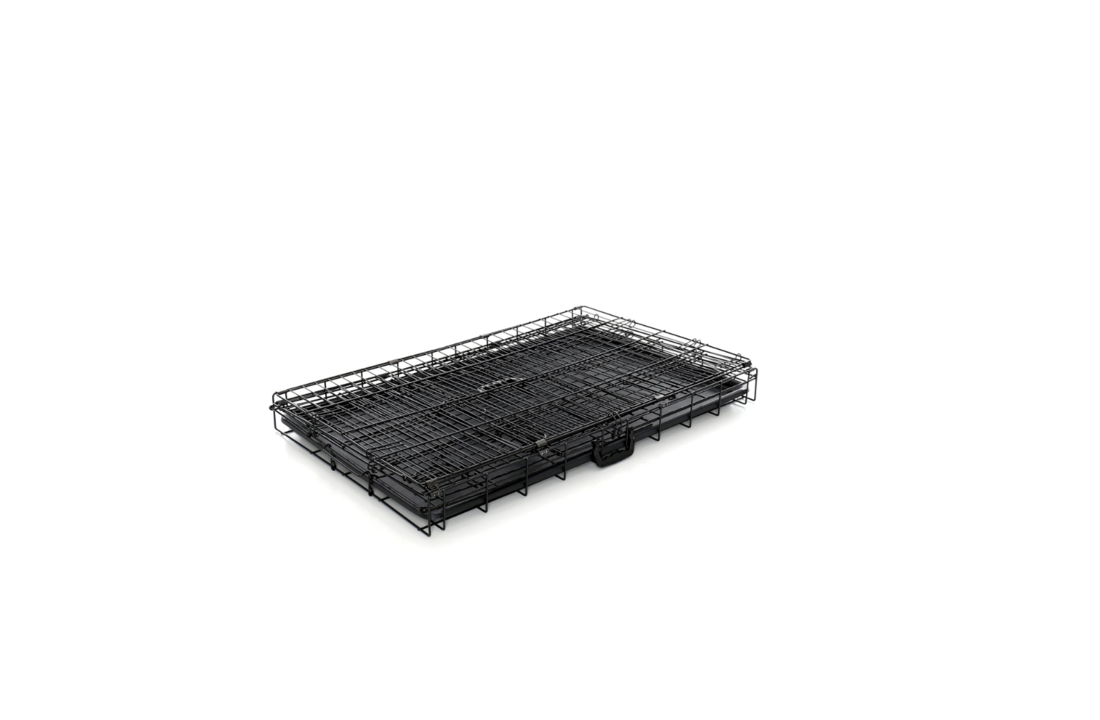 Hondenbench 60x44x51 cm - metalen hondenkennel met deur