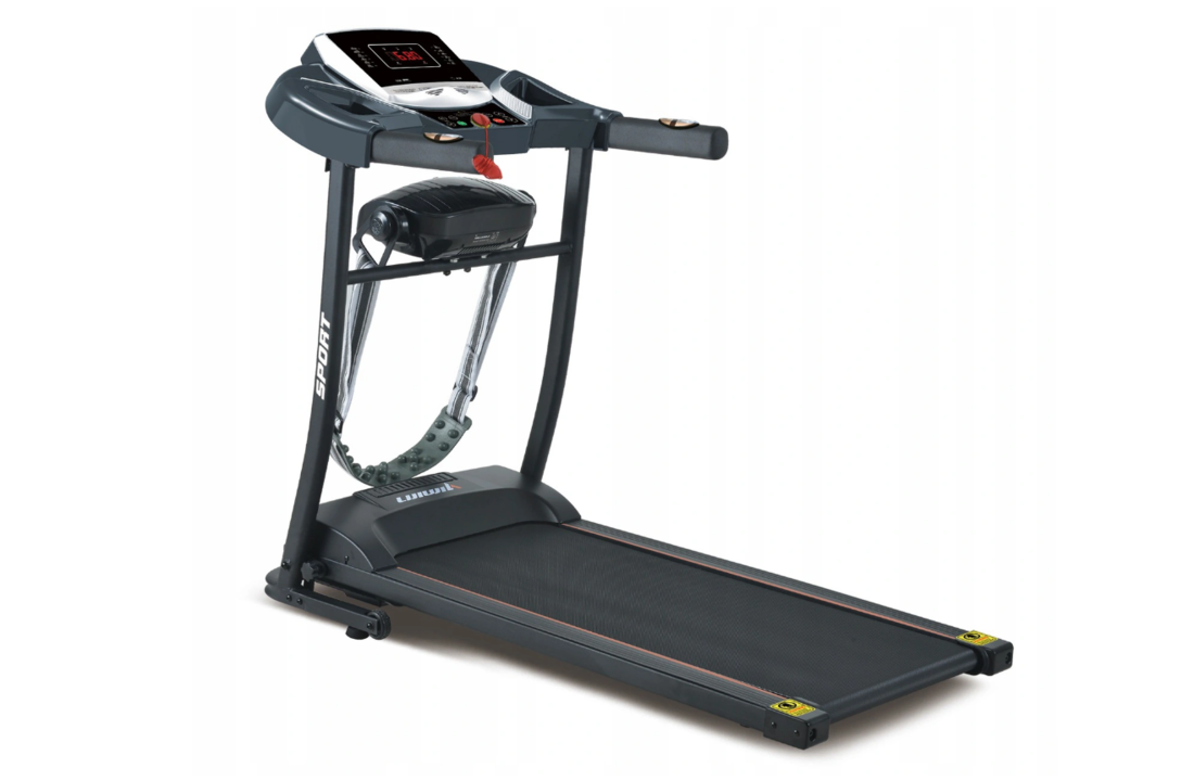 Loopband met massagefunctie - elektrische fitnessband - tot 12,8 km/u