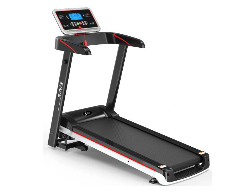 Loopband elektrisch - opvouwbaar loopvlak - tot 12,8 km/u - kantelbaar LCD